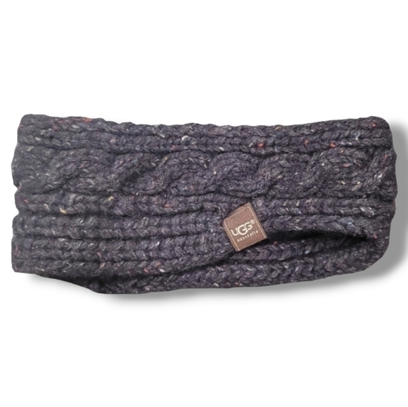 𝅺UGG Australia Chunky Wool Blend Knit Headwrap - Size OS - Picture 1 of 8